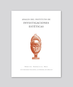 Portada de La Revista Anales del Instituto de Investigaciones Estéticas  Volumen XLV, número 122, año 2023 