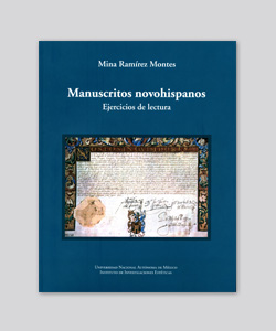 Portada de Manuscritos novohispanos. Ejercicios de lectura