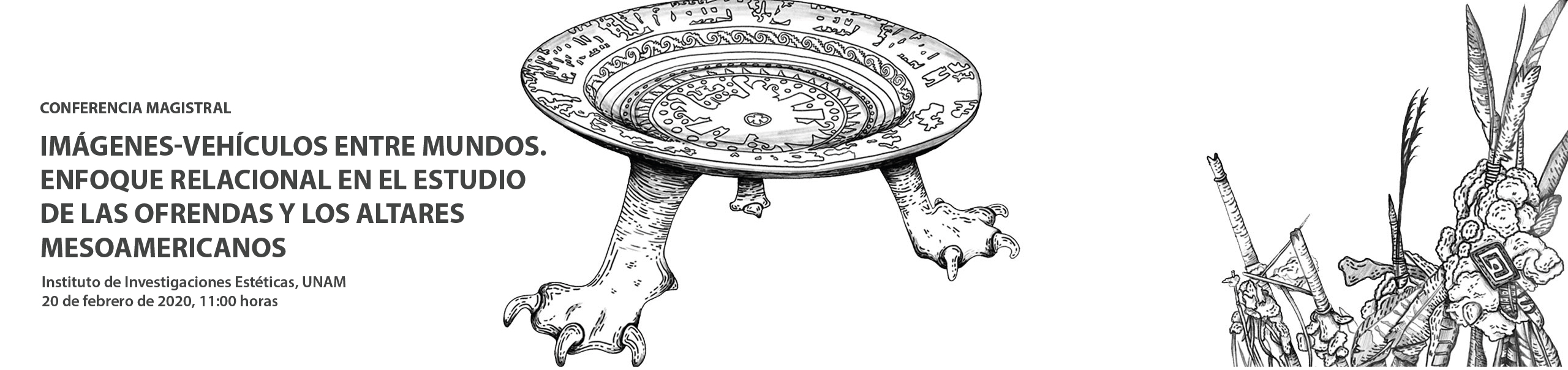 Conferencia magistral Imágenes-vehículos entre mundos. Enfoque relacional en el estudio de las ofrendas y los altares mesoamericanos
