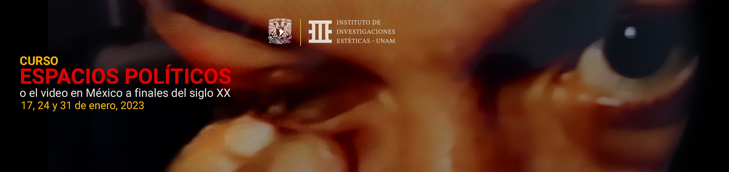 Curso Espacios políticos o el video en México a finales del siglo XX: documento y crítica social e institucional